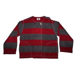 1980s Issey Miyake Women's Wool Striped Jacket